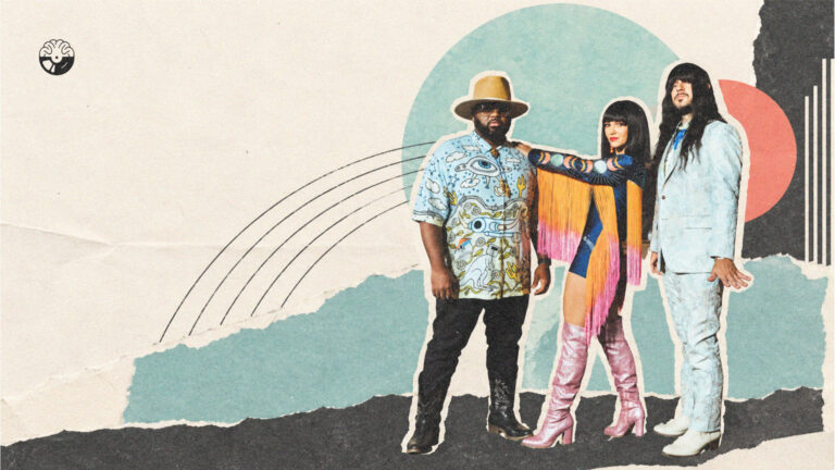 Editorial artwork for Khruangbin’s “Friday Morning” in You Should Hear This.