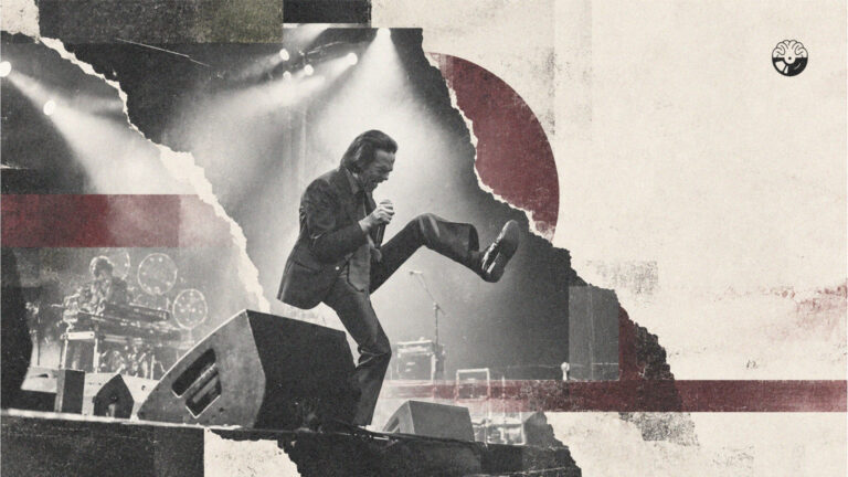 Editorial artwork for Nick Cave & The Bad Seeds’ “Into My Arms” in You Should Hear This.