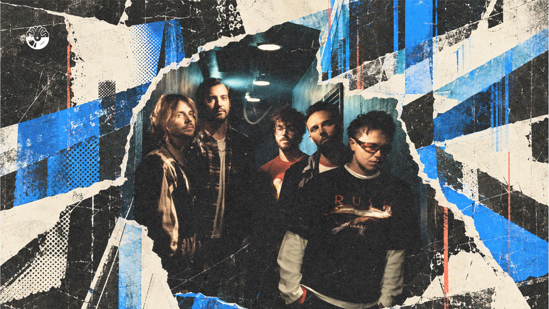 Editorial artwork for Nothing But Thieves’ “Overcome” in You Should Hear This.