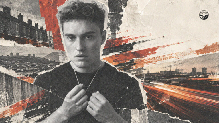 Editorial artwork for Sam Fender’s “Seventeen Going Under” in You Should Hear This.